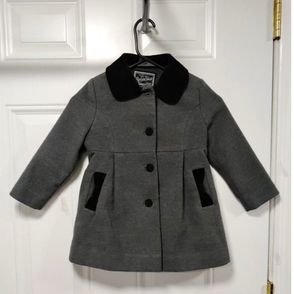 Rothchild Other - Rothschild Petticoat Velvet Bow Accents Dark Charcoal Girls 4T